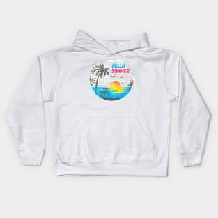 Hello Summer Kids Hoodie